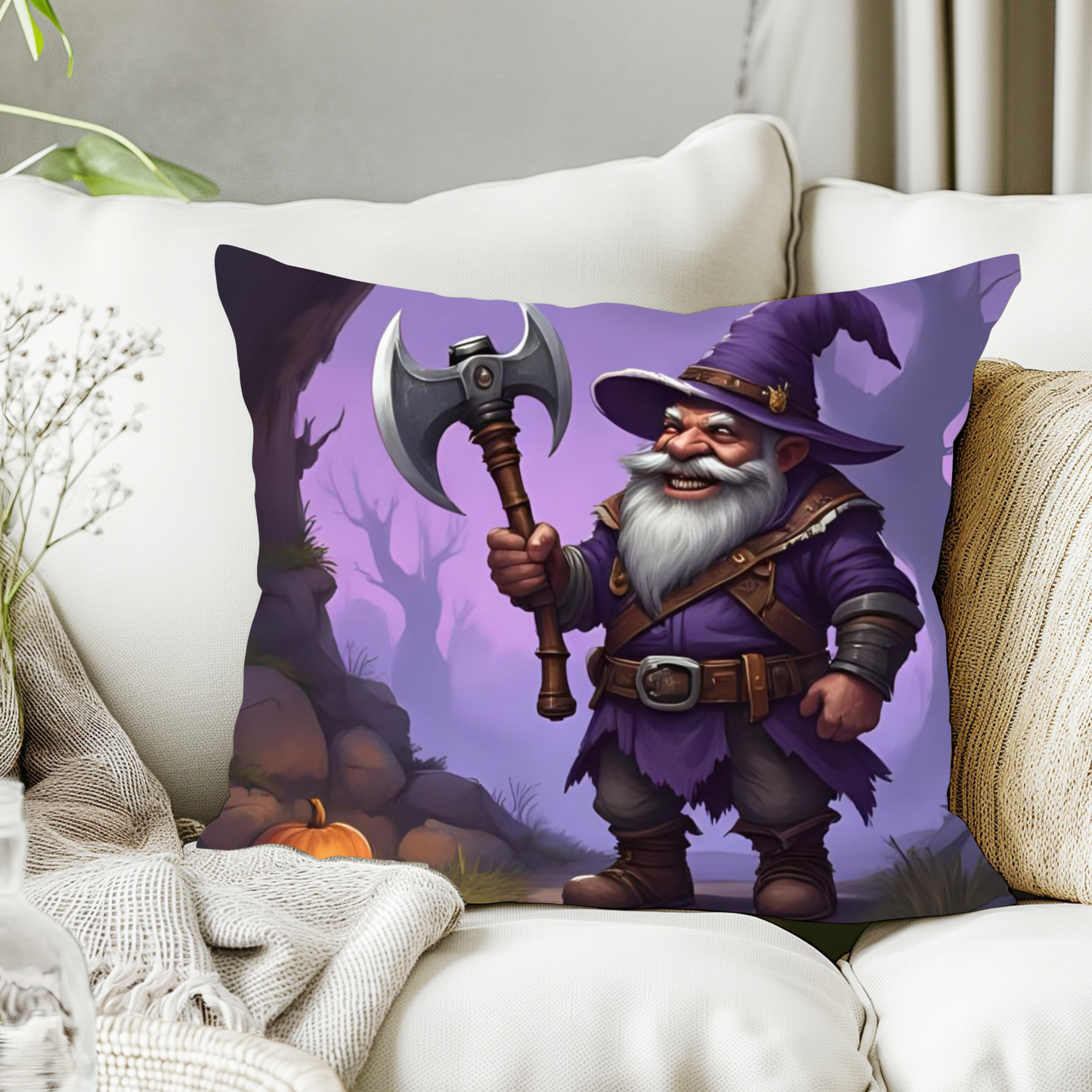 Bespoke Creepy Gnome and Gonk Cushion Covers
