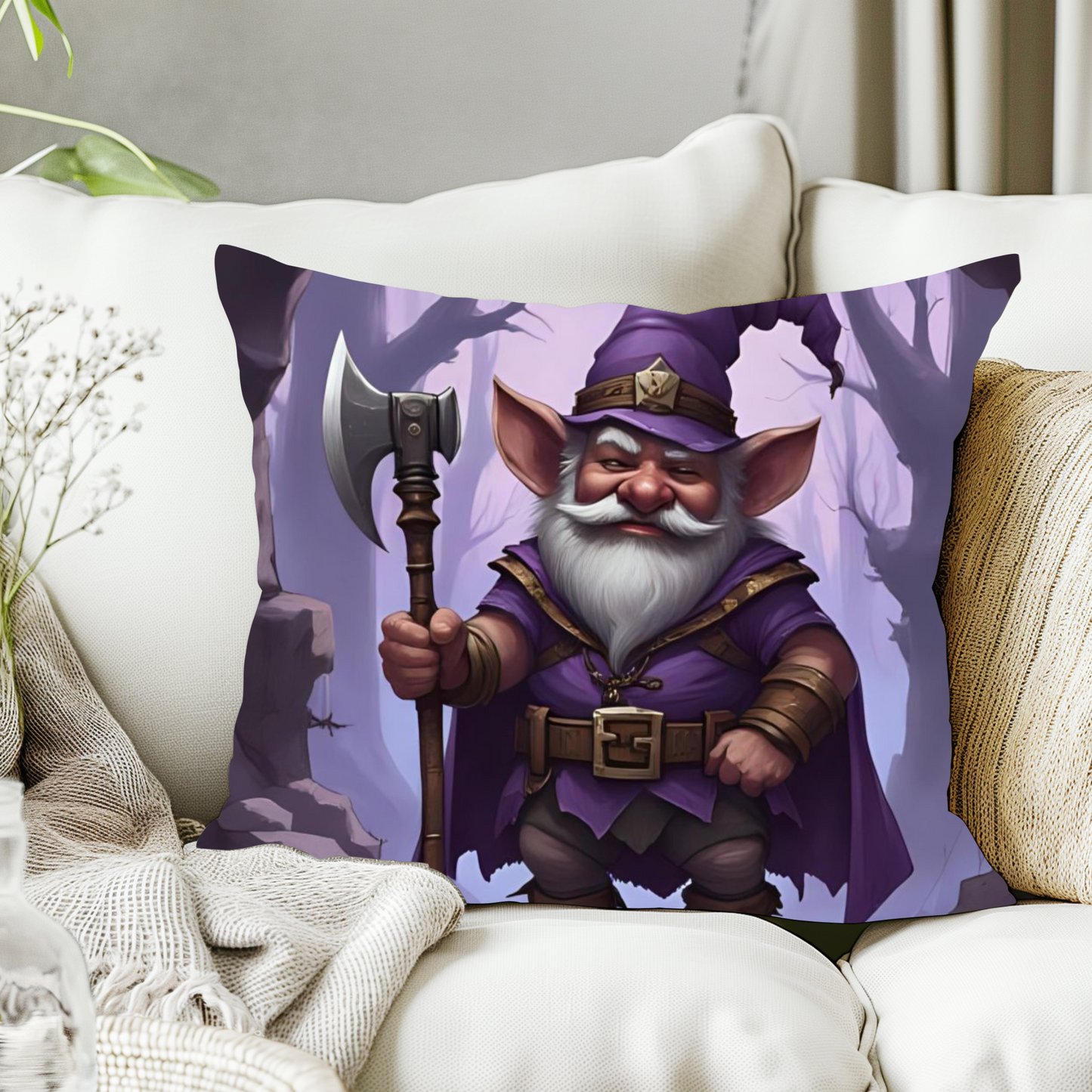 Bespoke Creepy Gnome and Gonk Cushion Covers