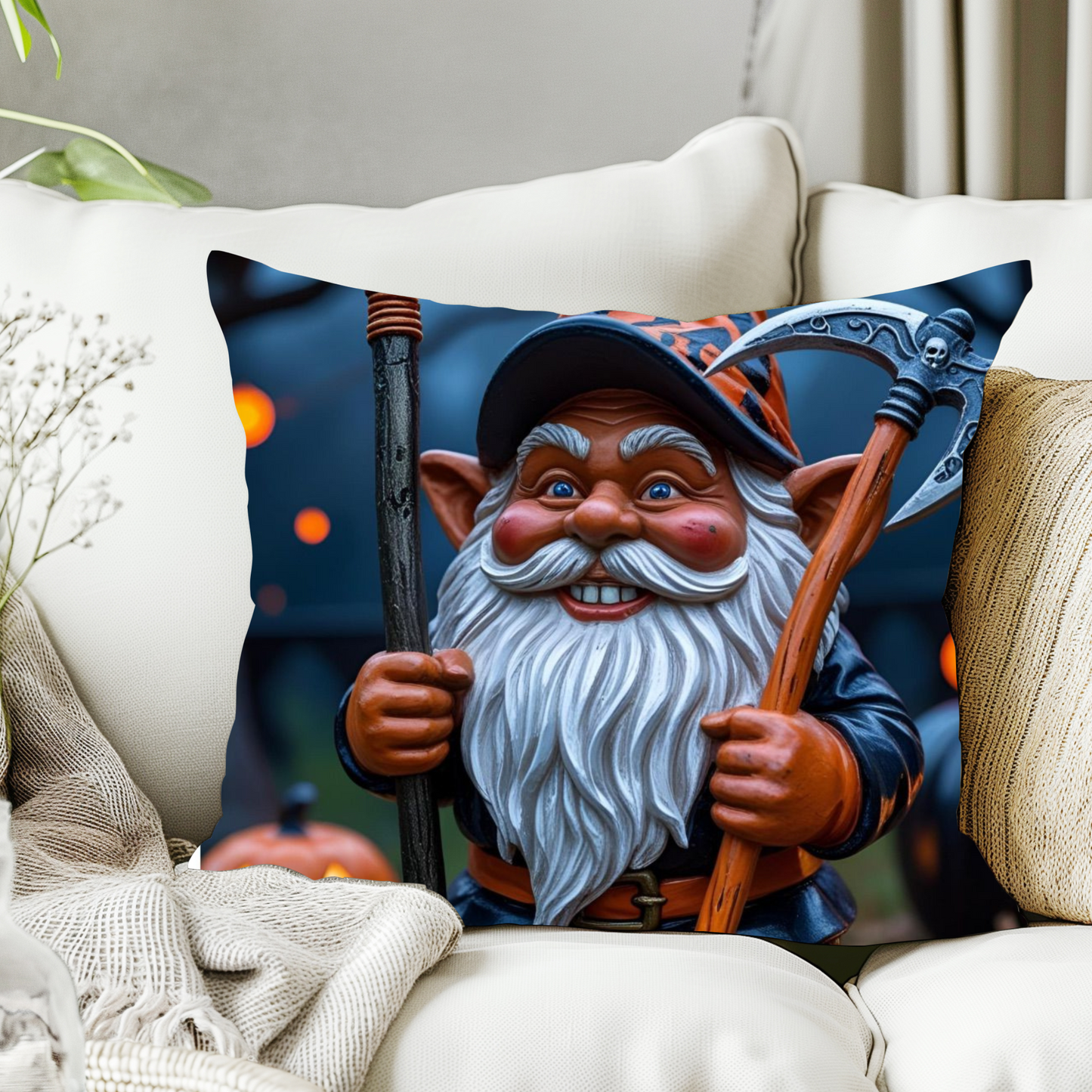 Bespoke Creepy Gnome and Gonk Cushion Covers