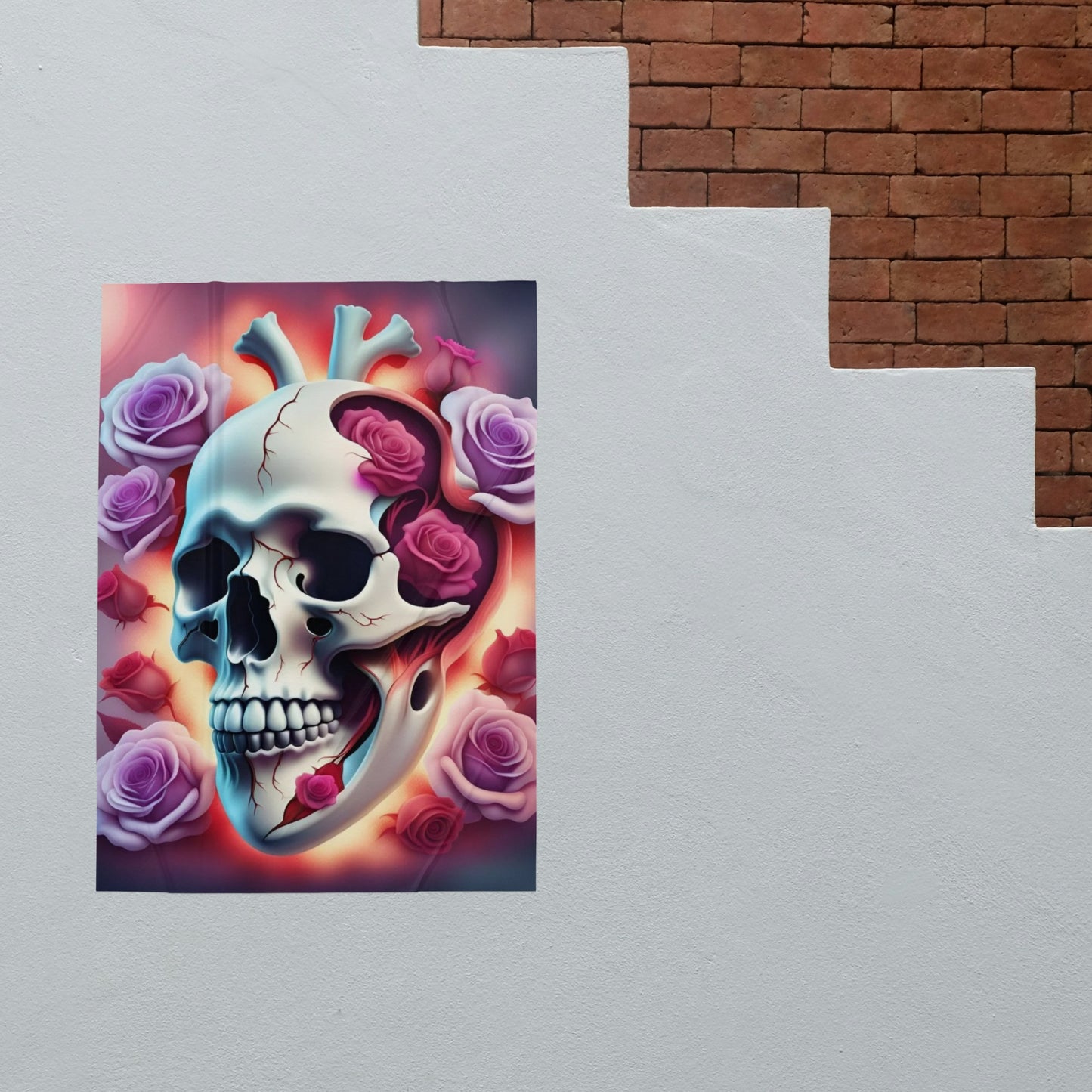 Special Edition Skull and Rose Posters - A3