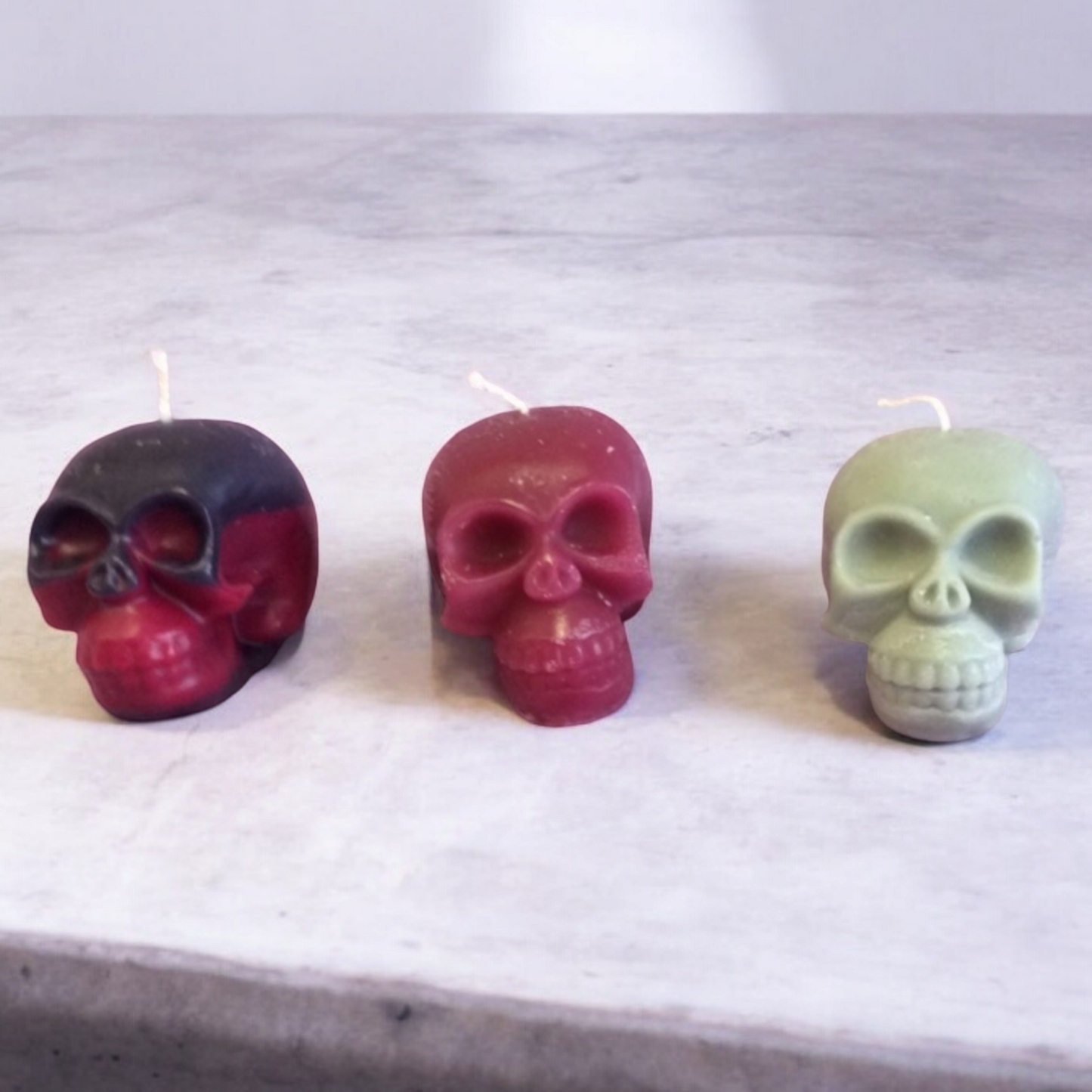 Hand Poured Soy Wax Skull Candles