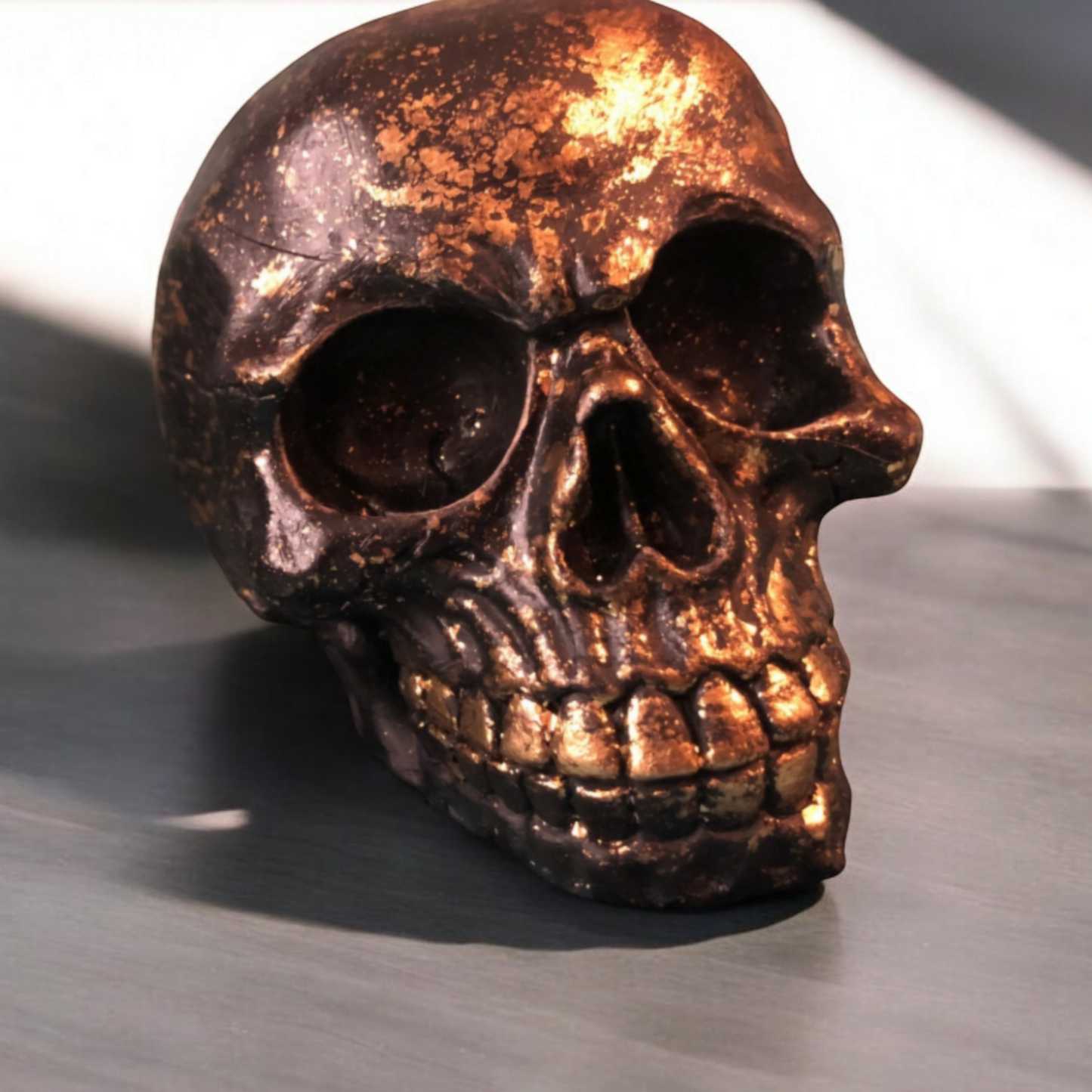 Handcrafted Painted Skull Ornament
