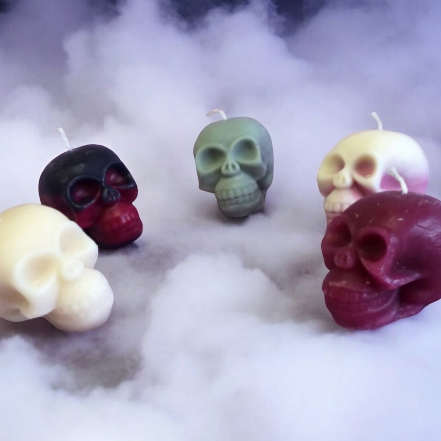 Hand Poured Soy Wax Skull Candles