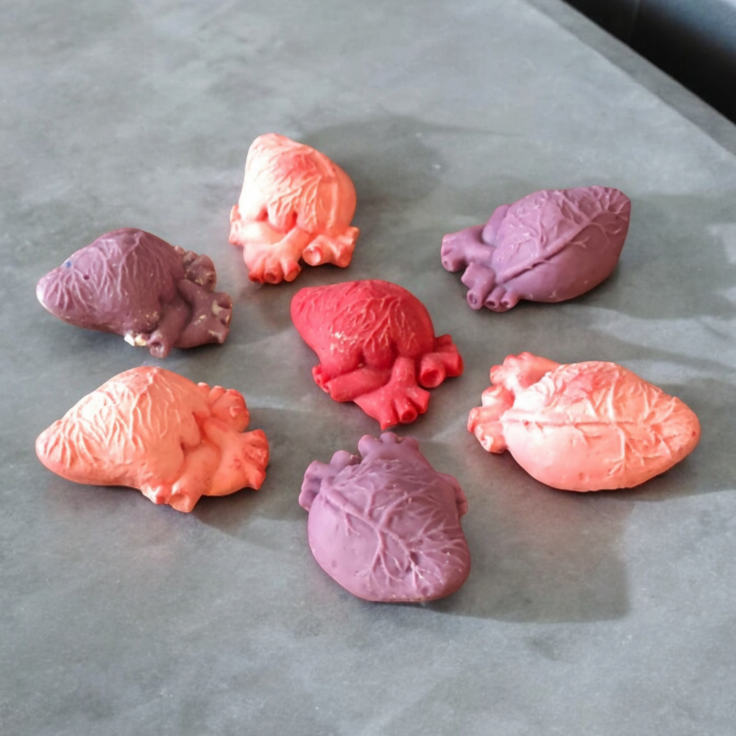 Set of 5 Anatomical Heart Wax Melts
