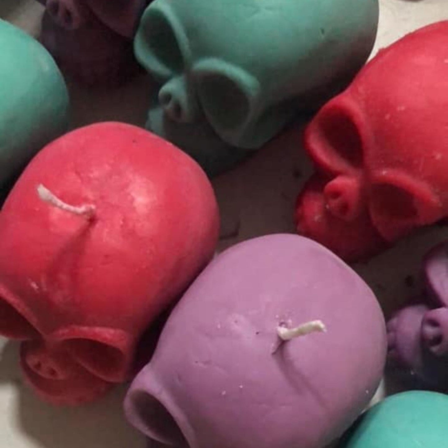 Hand Poured Soy Wax Skull Candles