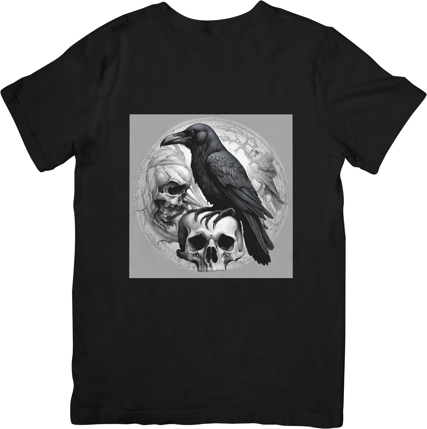 Bespoke Skull and Raven T - Shirt