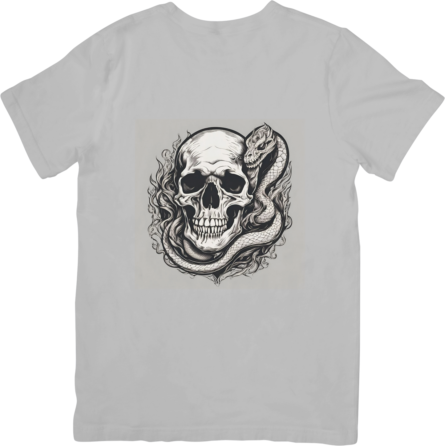 Bespoke Skull and Serpent T-Shirt