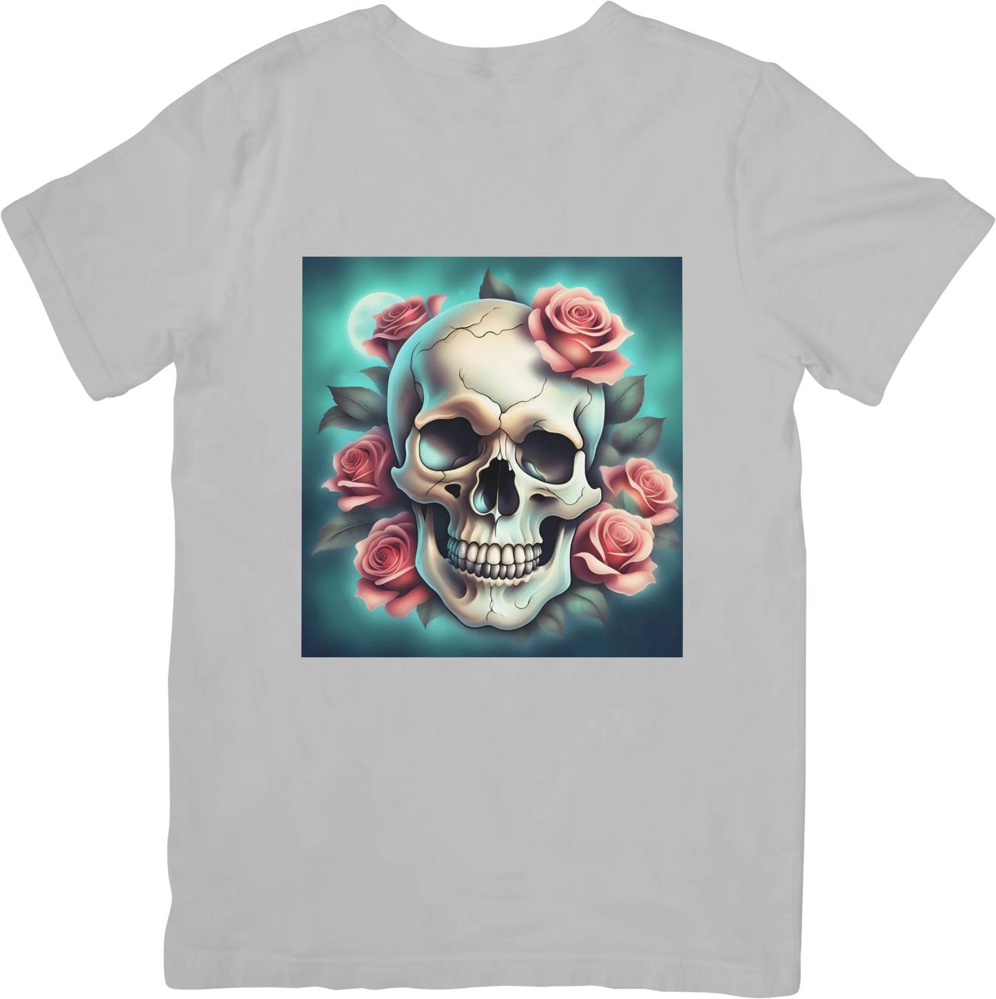Bespoke Skull and Roses T-Shirts - Design 2