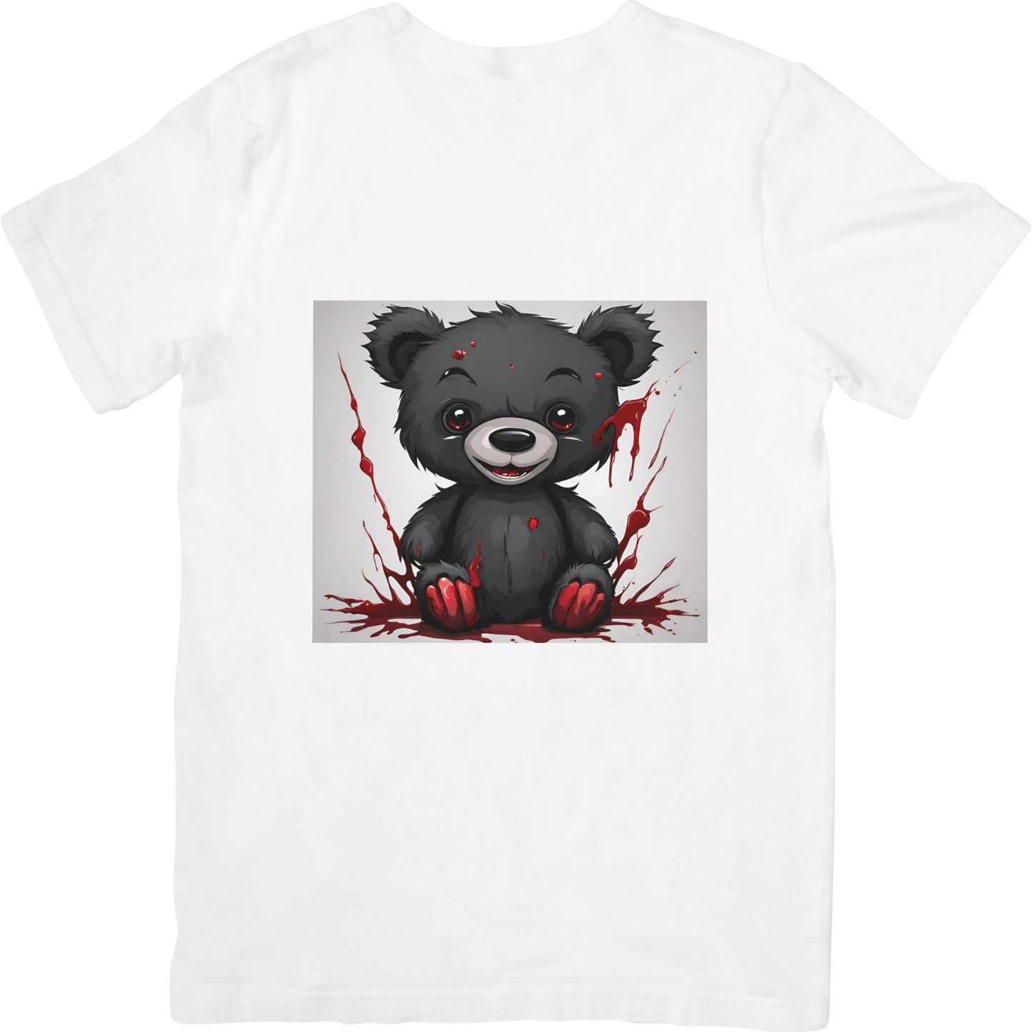 Bespoke Cute but Scary Teddy Bear T-Shirt