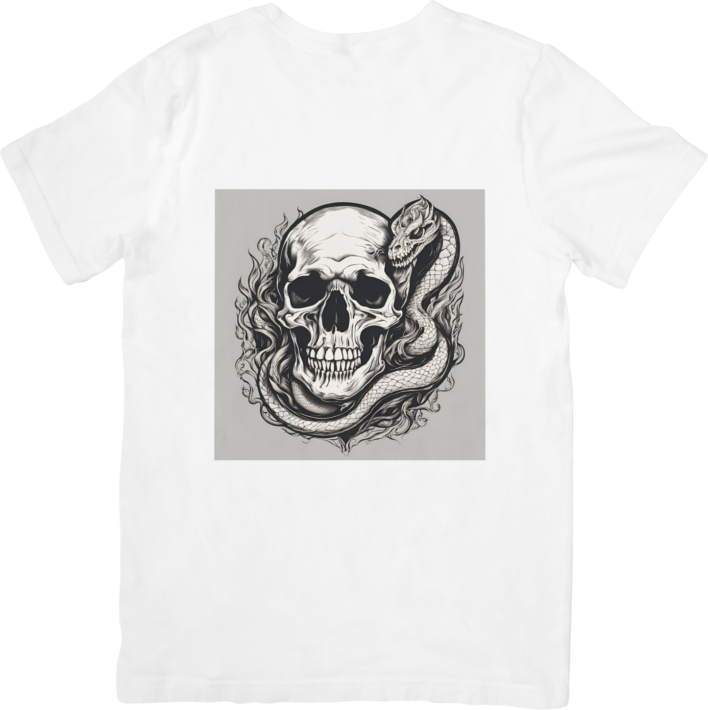 Bespoke Skull and Serpent T-Shirt