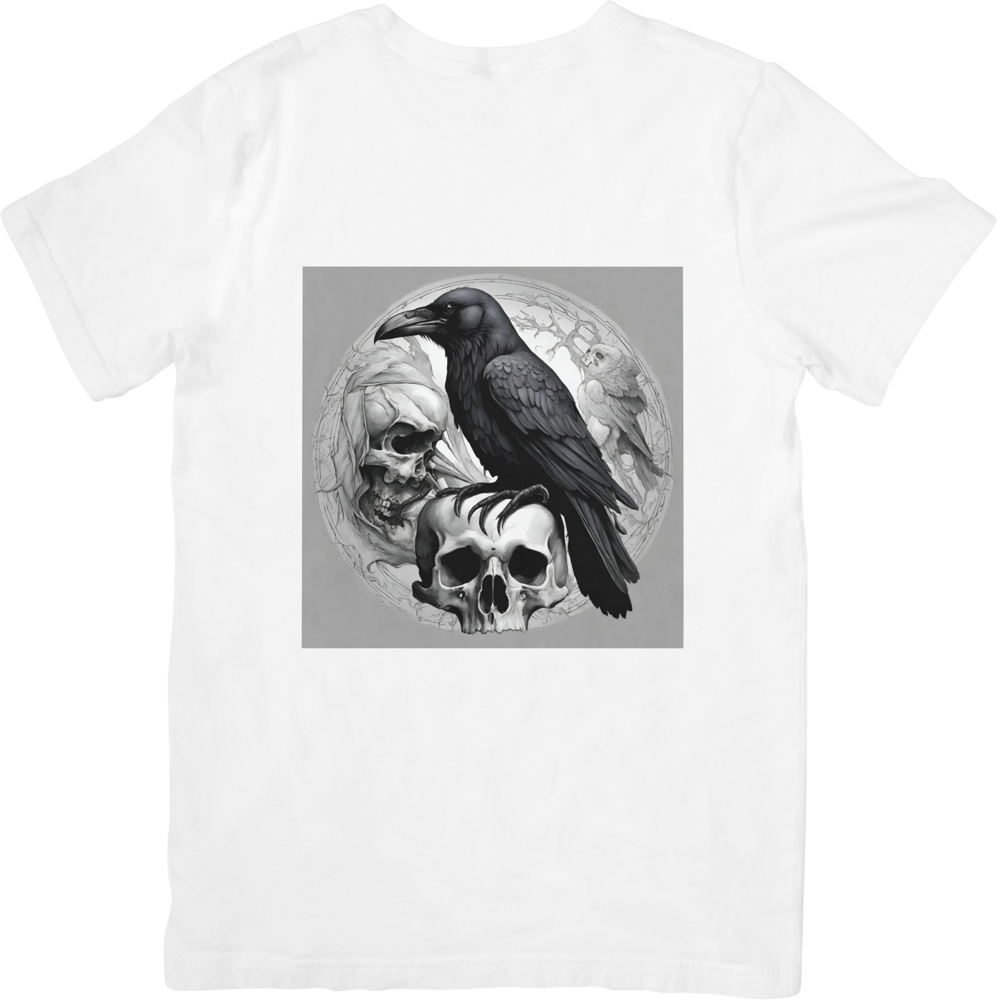 Bespoke Skull and Raven T - Shirt