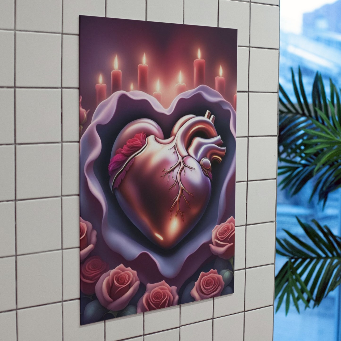 Special Edition Heart, Roses and Candles Posters - A3