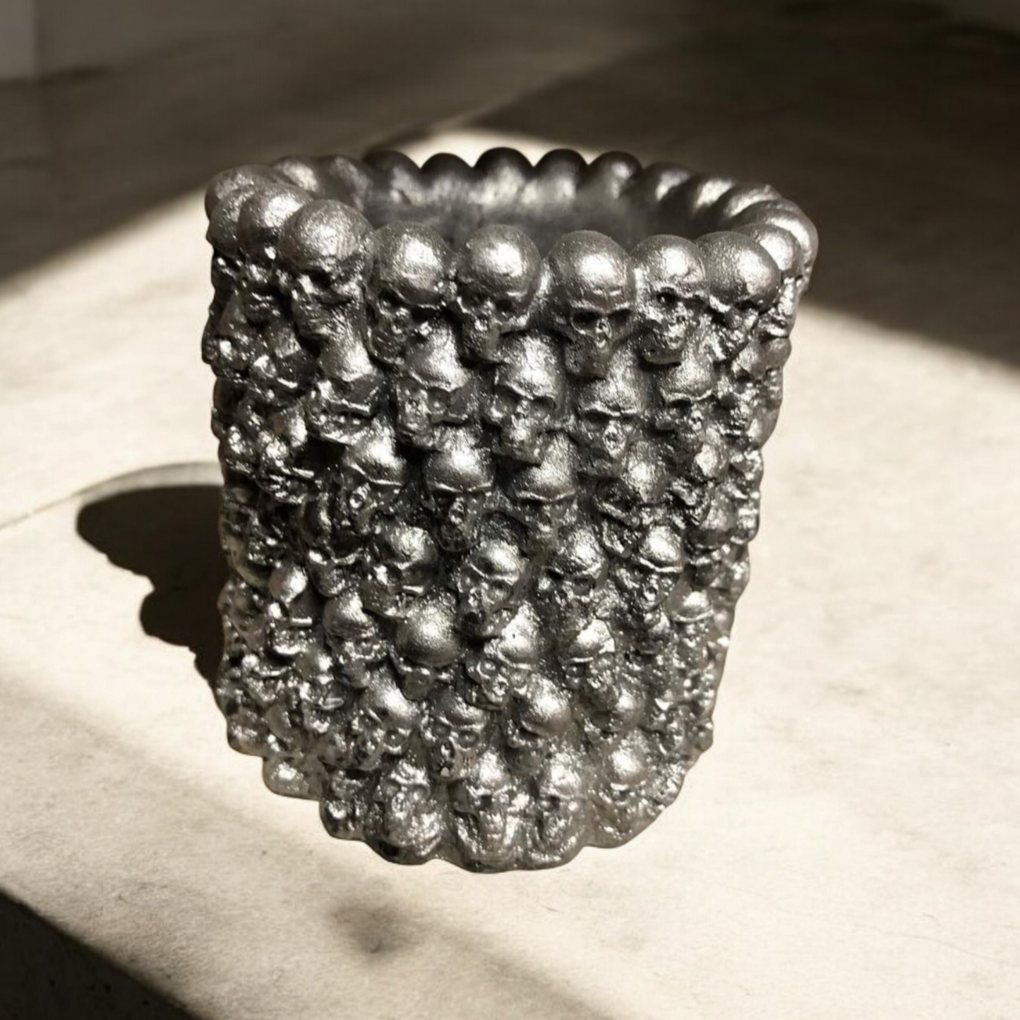 Decorative Skull Pot