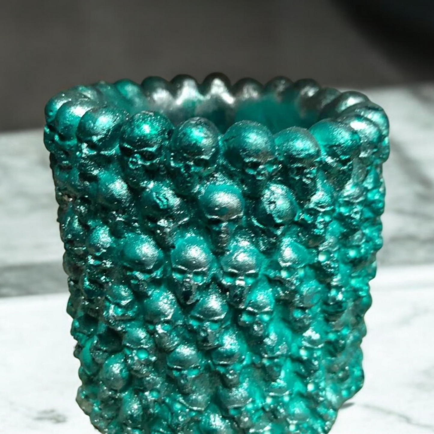 Decorative Skull Pot