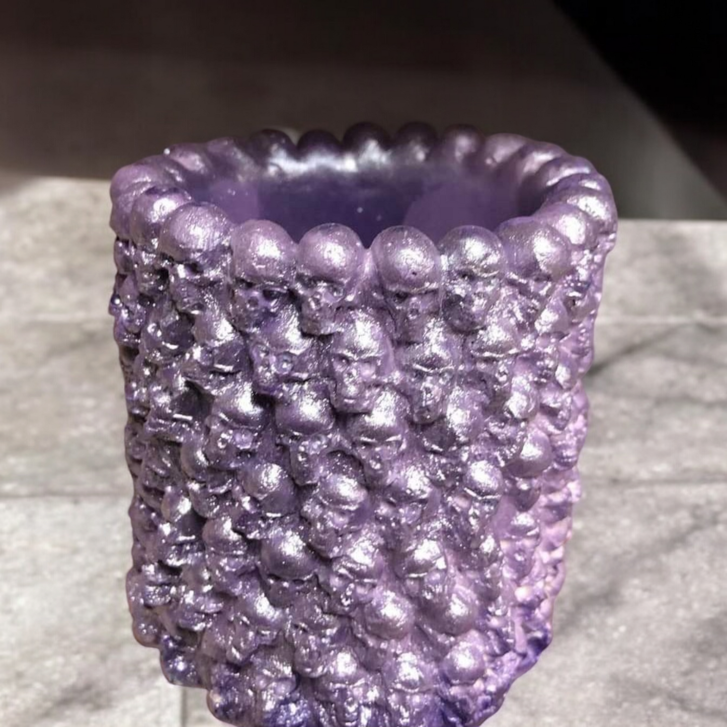 Decorative Skull Pot