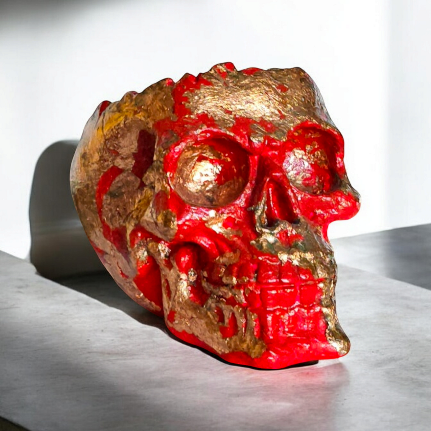 Decorative Skull Shaped Brush or Pen holders