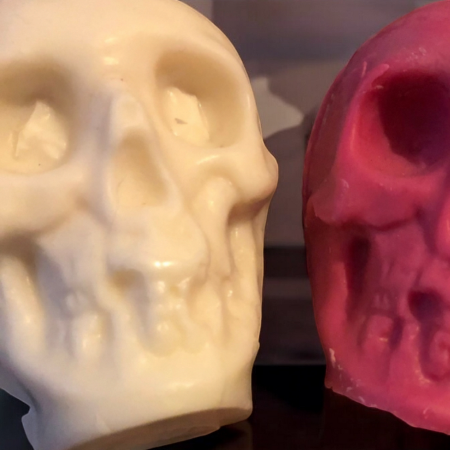 Hand Poured Scented Wax Skull Candle