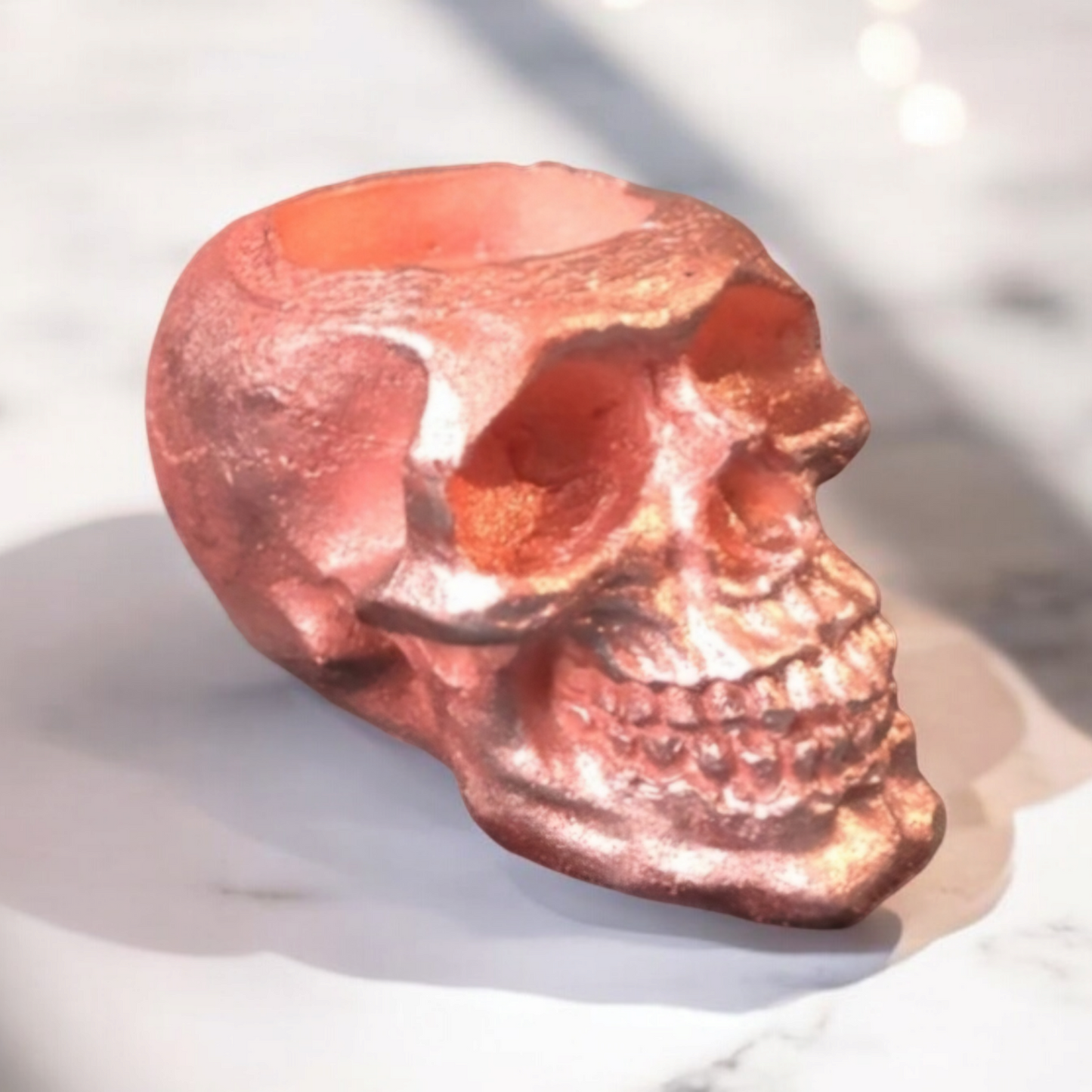 Spooky Skull Tealight Holder