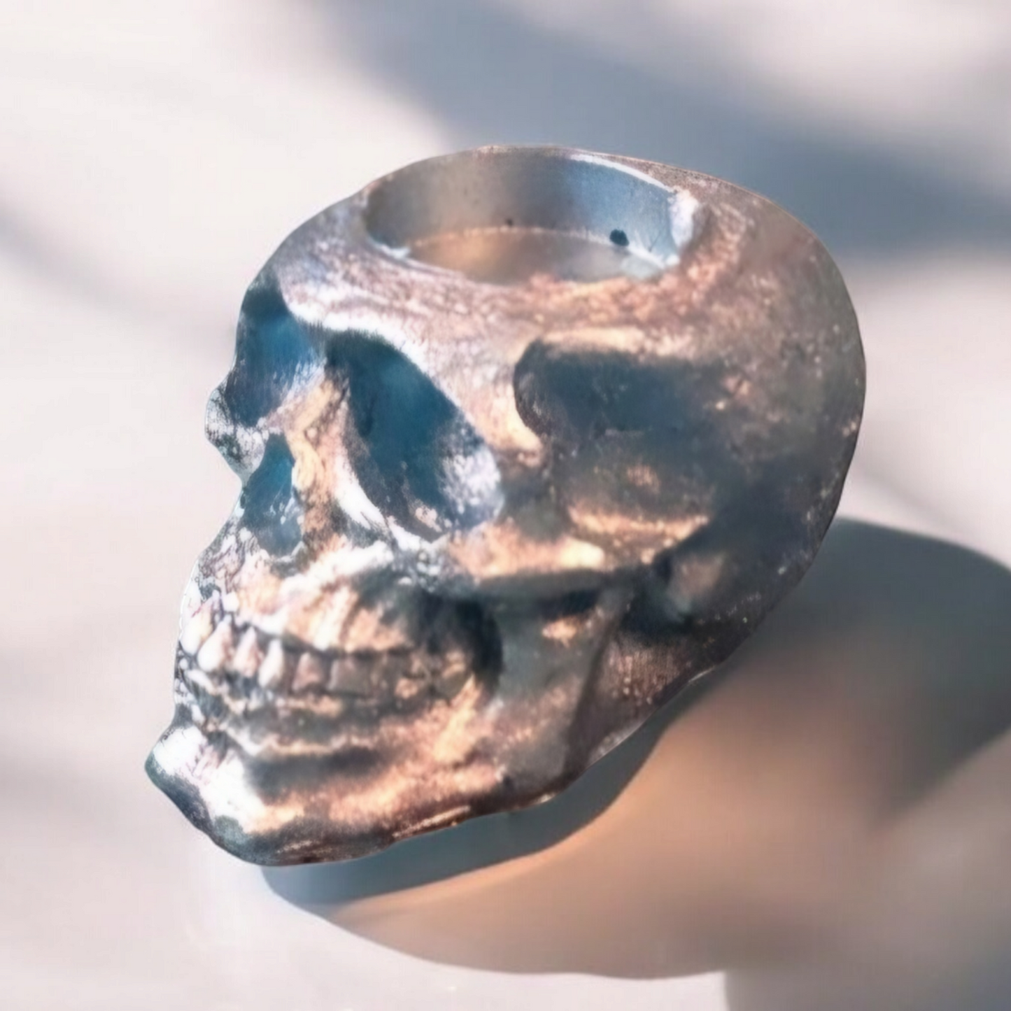 Spooky Skull Tealight Holder