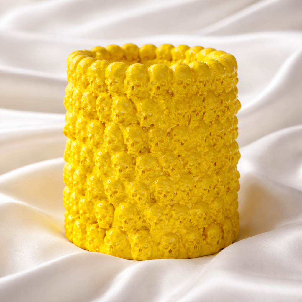 Decorative Skull Pot