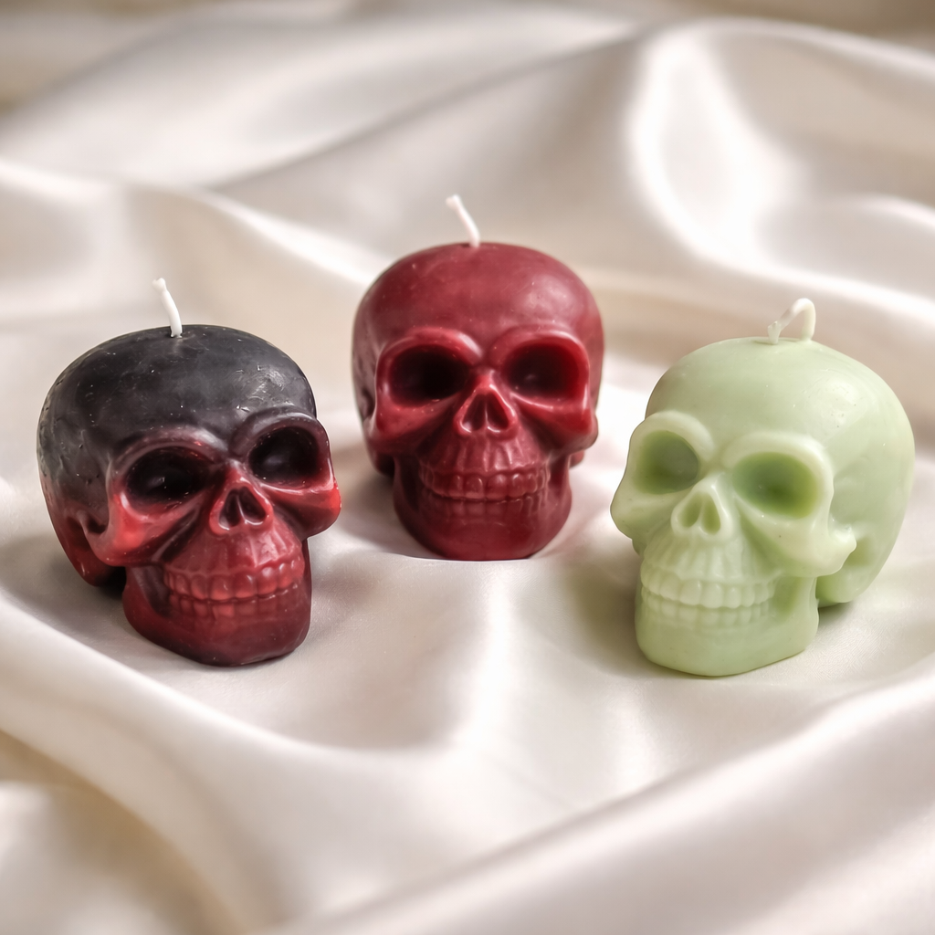 Hand Poured Soy Wax Skull Candles