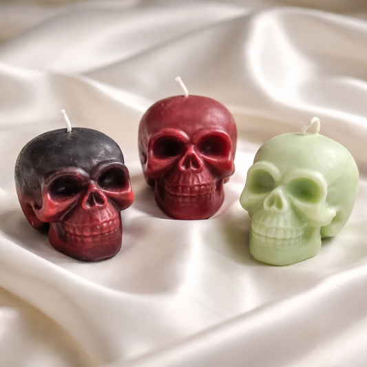 Hand Poured Soy Wax Skull Candles