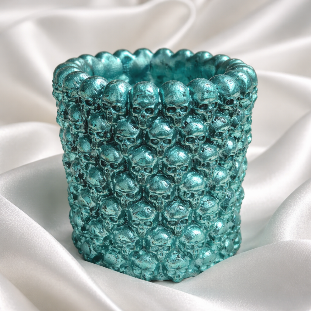 Decorative Skull Pot