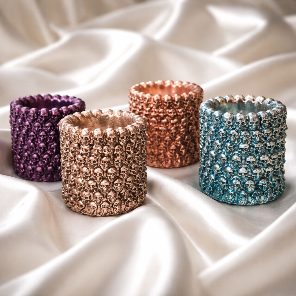 Decorative Skull Pot