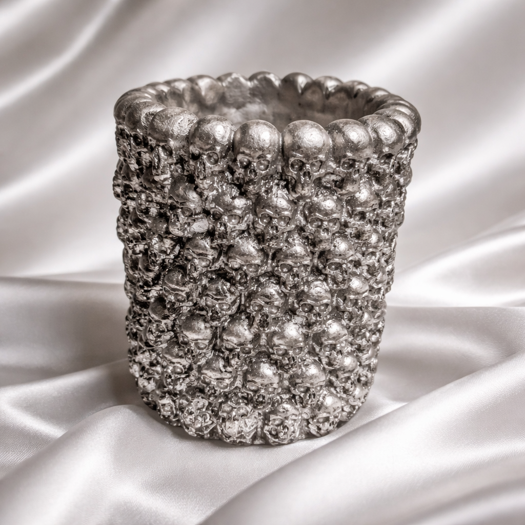 Decorative Skull Pot