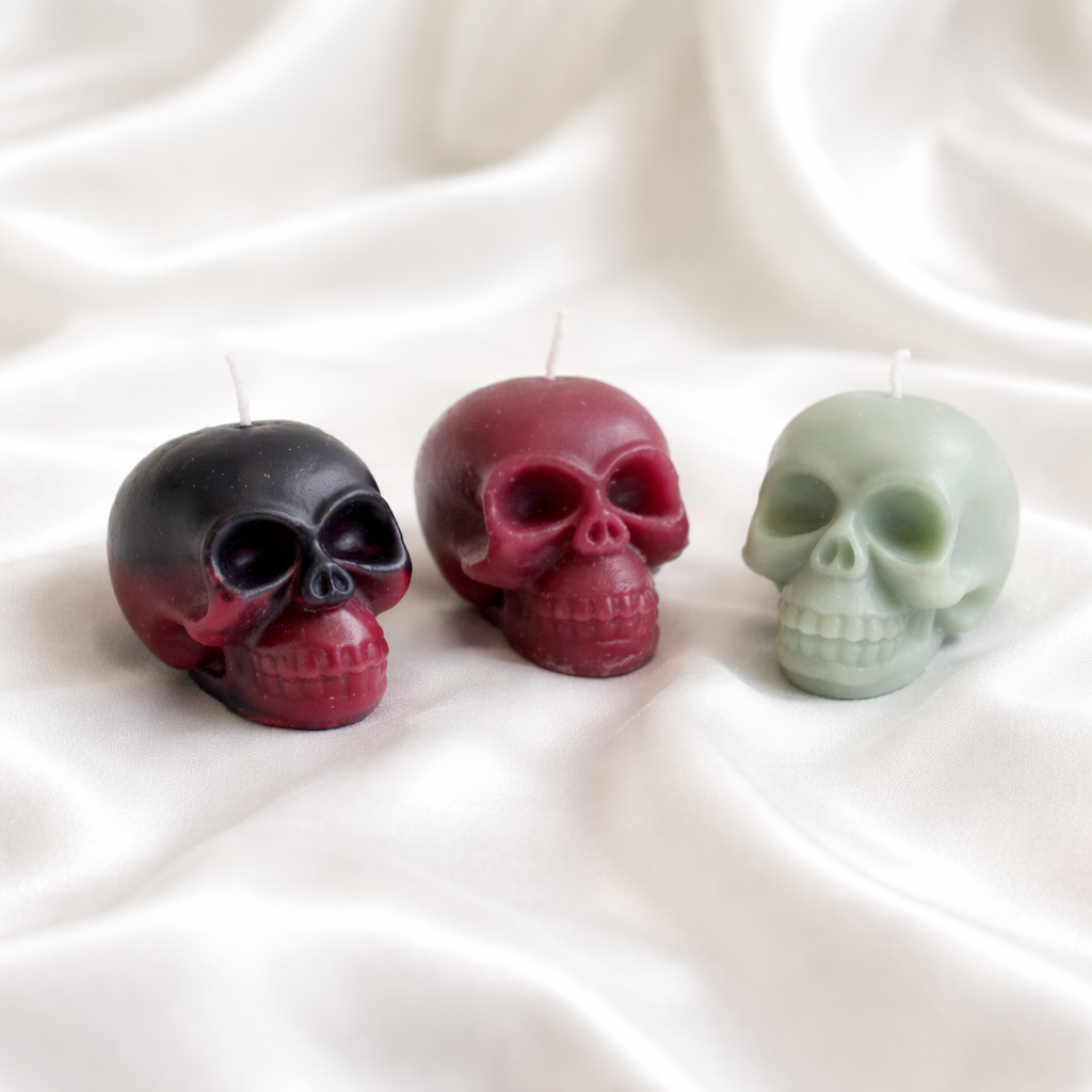Hand Poured Soy Wax Skull Candles