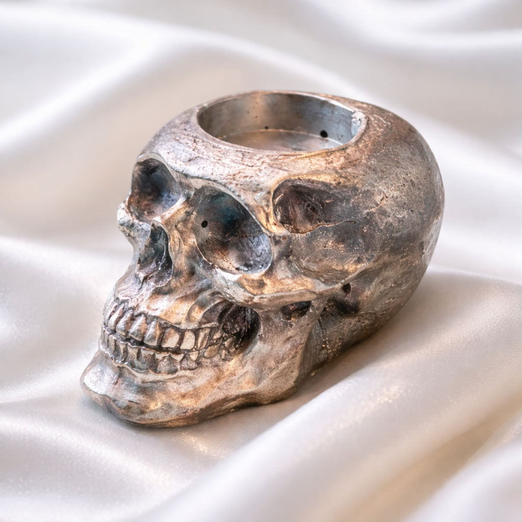 Spooky Skull Tealight Holder